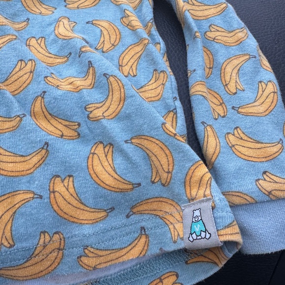 Banana print 2 piece Vaenait baby set toddler size 2T - Picture 7 of 8